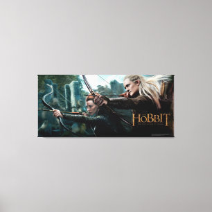 TAURIEL™ and LEGOLAS GREENLEAF™ Movie Poster Canvas Print