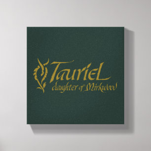 TAURIEL™ Name Canvas Print