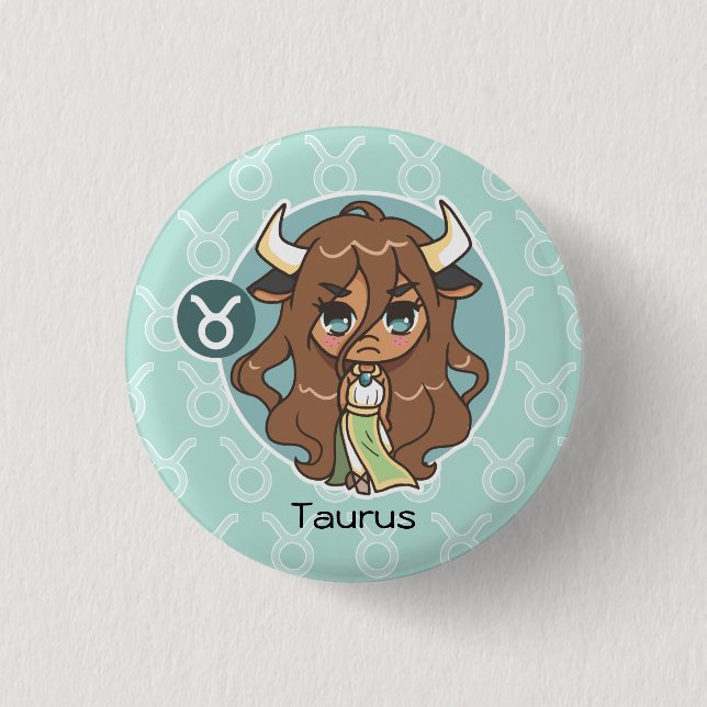 Taurus 1 Inch Round Button (Front)