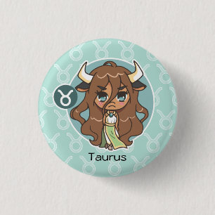 Taurus 1 Inch Round Button