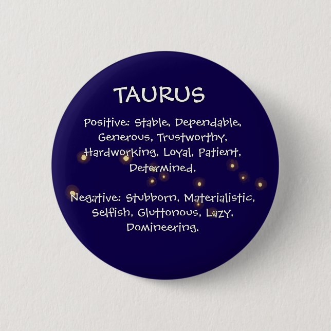 Taurus 2 Inch Round Button (Front)