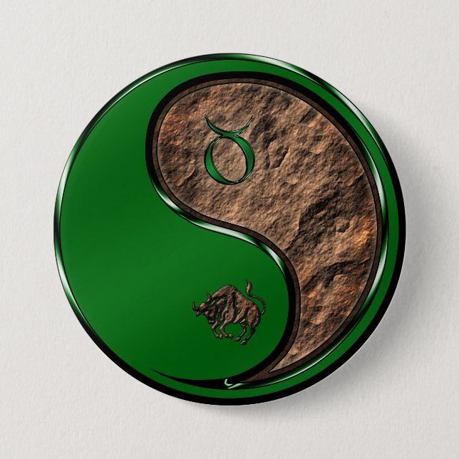 Taurus 3 Inch Round Button (Front)