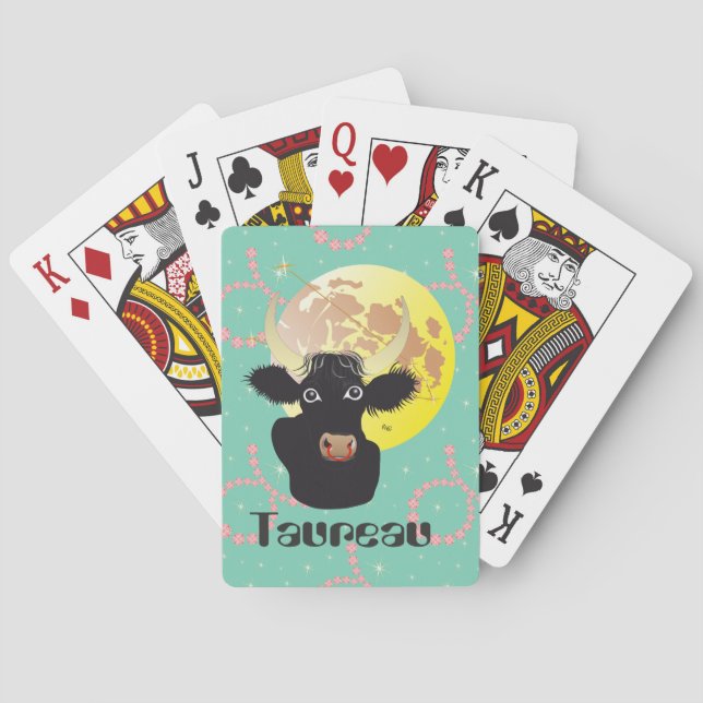 Taurus April 21 to May 20 Card Games (Back)