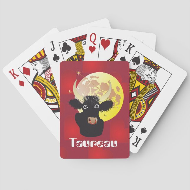 Taurus April 21 to May 20 Card Games (Back)