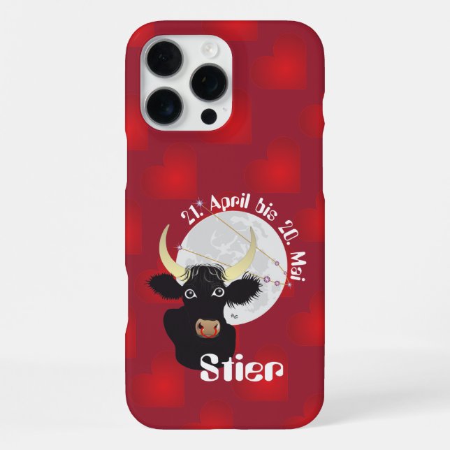Taurus April 21 to May 20 iPhone Cases (Back)
