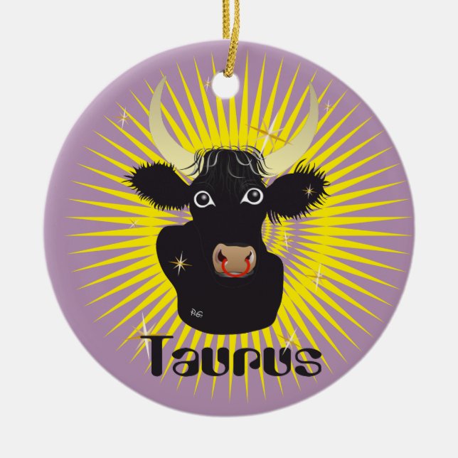 Taurus April 21 to May 20 Ornament (Front)