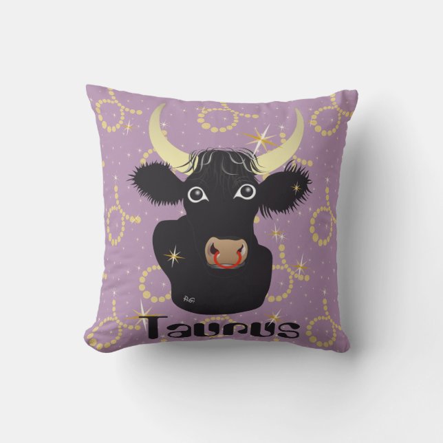Taurus April 21 to May 20 Pillows (Front)