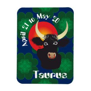 Taurus April 21 to May 20 Premium Flexi Magnet