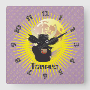 Taurus April 21 to May 20 Wall Clocks
