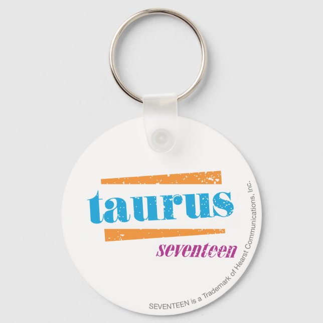 Taurus Aqua Keychain (Front)