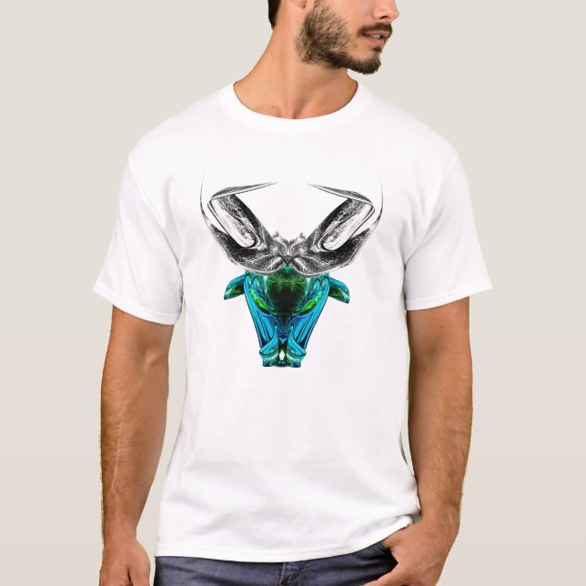 Taurus – Artistic Zodiac Graphic T-Shirt (Front)