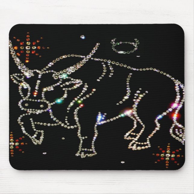Taurus Astrology Mousepad (Front)