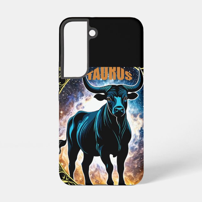 Taurus astrology sign samsung galaxy s22 case (Back)