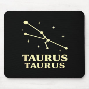 Taurus astrology star sign constellation zodiac mouse pad