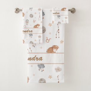 Taurus Baby Cozy & Durable for Little Bulls Bath Towel Set