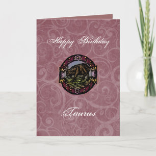 Taurus Birthday Card