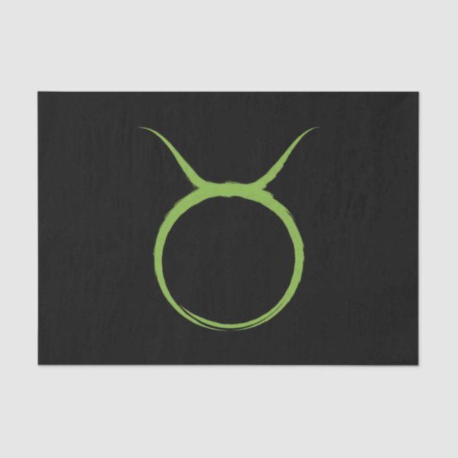 TAURUS Bull April May Astrology Zodiac Party Tissue Paper (Front)