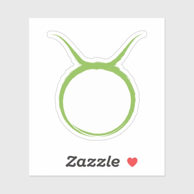 TAURUS Bull Green Astrology April May Zodiac Sign (Sheet)