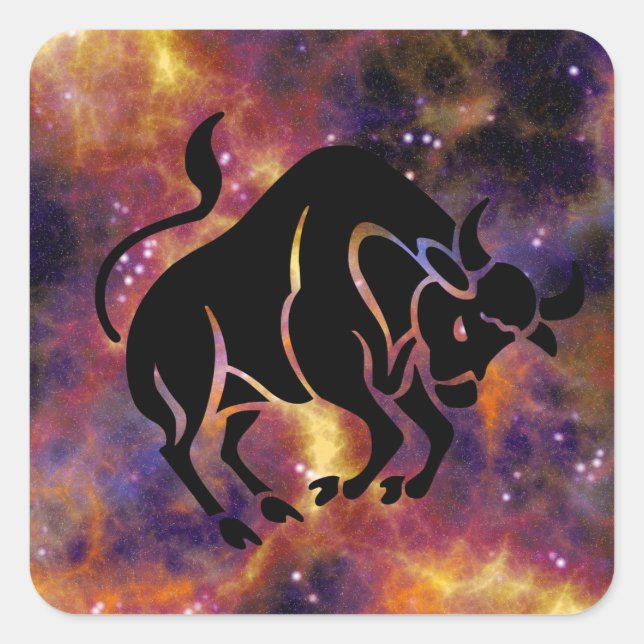 taurus bull stickers (Front)