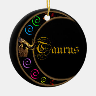 Taurus Ceramic Ornament