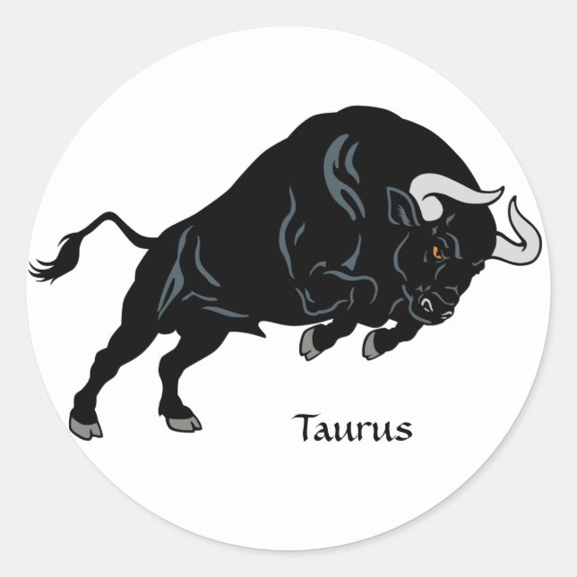 taurus classic round sticker (Front)