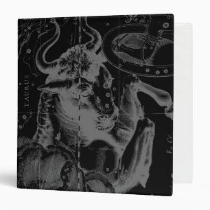 Taurus Constellation Hevelius 1690 Decor Binder
