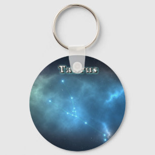 Taurus constellation keychain