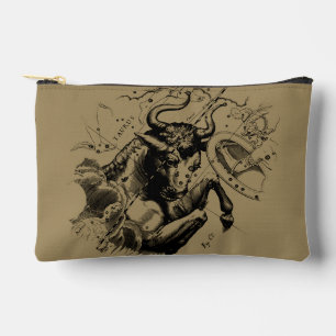 Taurus Constellation Map by Hevelius circa 1690 Accessory Pouch
