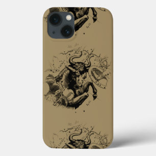 Taurus Constellation Map by Hevelius circa 1690 iPhone 13 Case