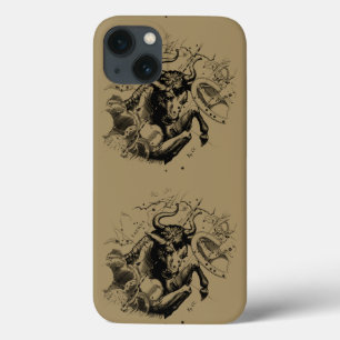 Taurus Constellation Map by Hevelius circa 1690 iPhone 13 Case
