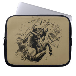 Taurus Constellation Map Hevelius 1690 Laptop Sleeve
