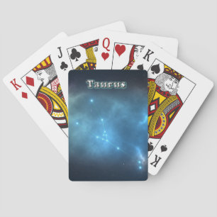 Taurus constellation playing cards