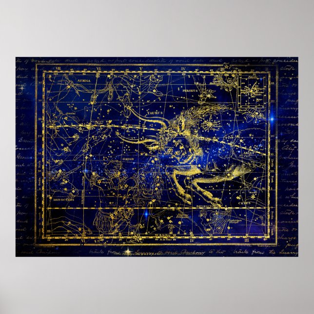 taurus constellation poster (Front)