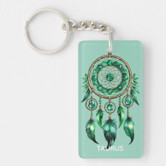Taurus Dreamcatcher Keychain