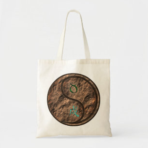 Taurus & Earth Dog Tote Bag