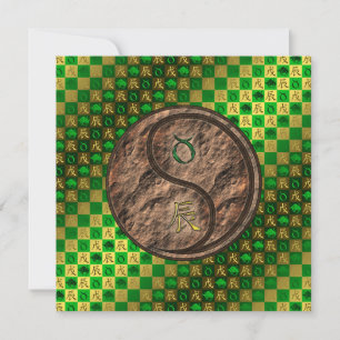 Taurus & Earth Dragon Card