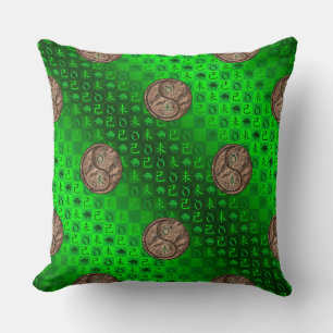 Taurus & Earth Goat Throw Pillow