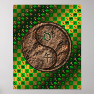 Taurus & Earth Horse Poster