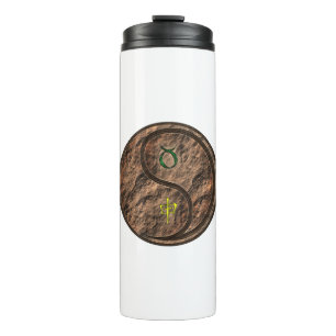 Taurus & Earth Monkey Thermal Tumbler