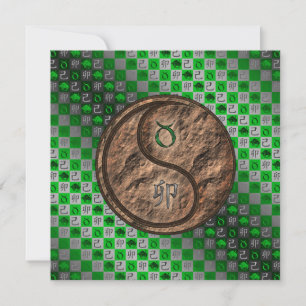 Taurus & Earth Rabbit Card