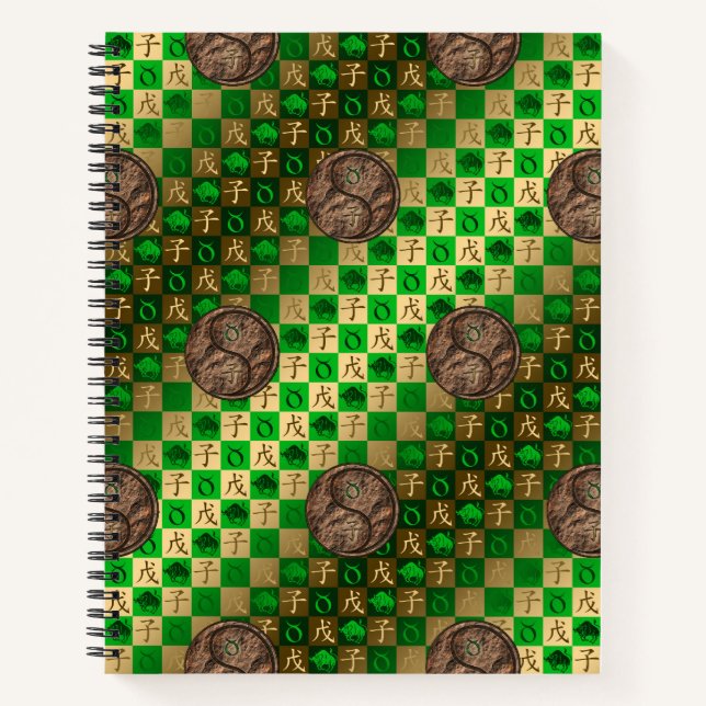 Taurus & Earth Rat Notebook (Front)