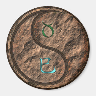 Taurus & Earth Snake Magnet