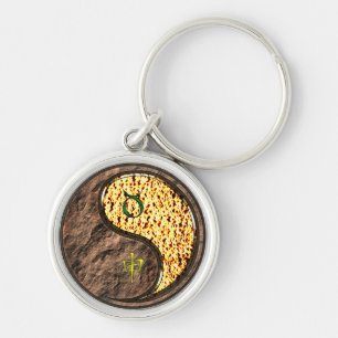 Taurus & Fire Monkey Keychain