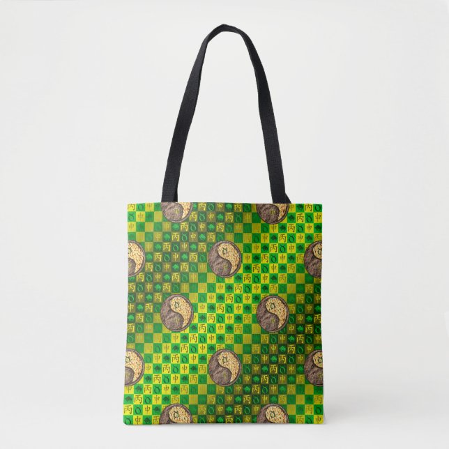 Taurus & Fire Monkey Tote Bag (Front)