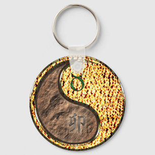 Taurus & Fire Rabbit Keychain