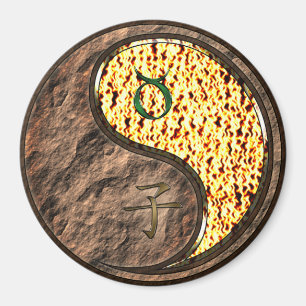 Taurus & Fire Rat Magnet