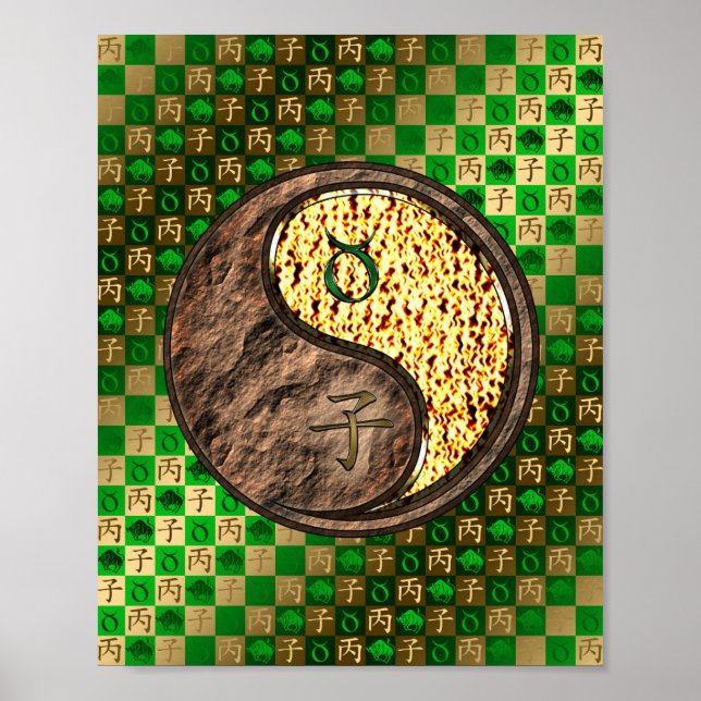 Taurus & Fire Rat Poster (Front)