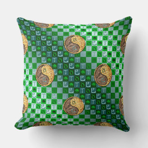 Taurus & Fire Snake Throw Pillow