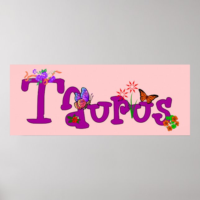 Taurus Flowers Poster (Front)