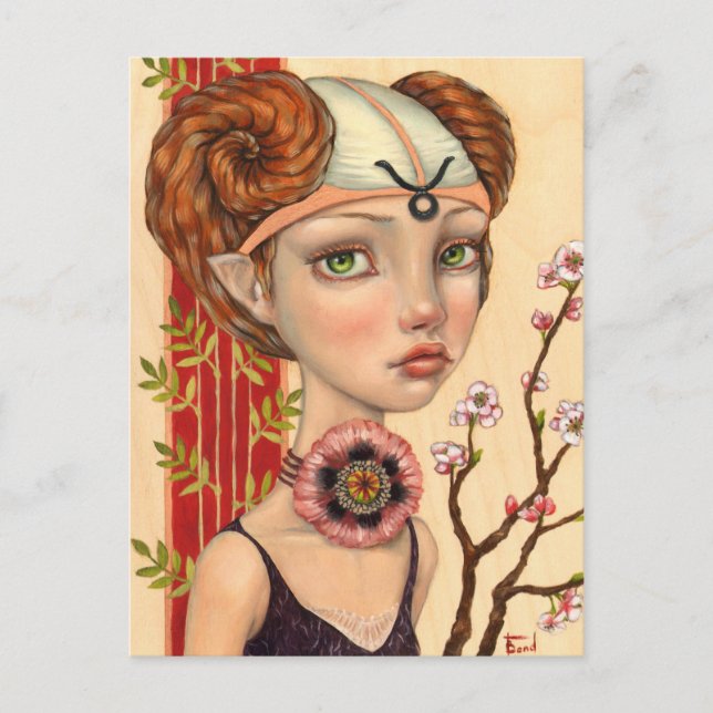 Taurus Girl Postcard (Front)